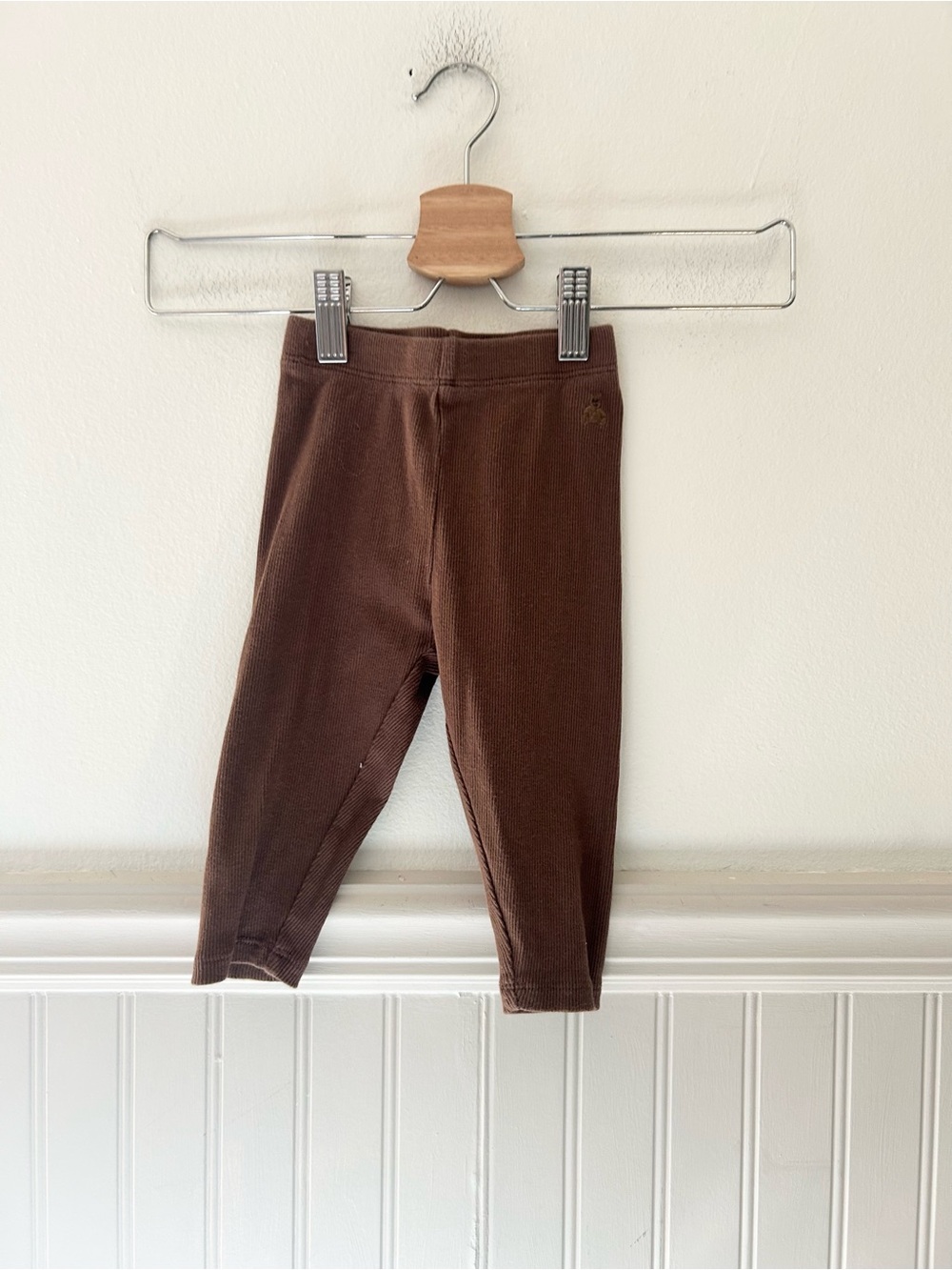 GAP Baby 6-12 Months Chocolate Brown Kids Leggings
